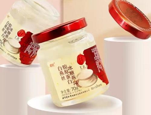 同仁堂总统牌白燕丝胶原蛋白冰糖燕窝70g/瓶 商品图0