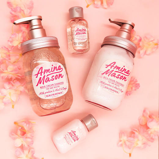 阿蜜浓梅森平衡洗发水&护发素樱花特惠装 商品图4