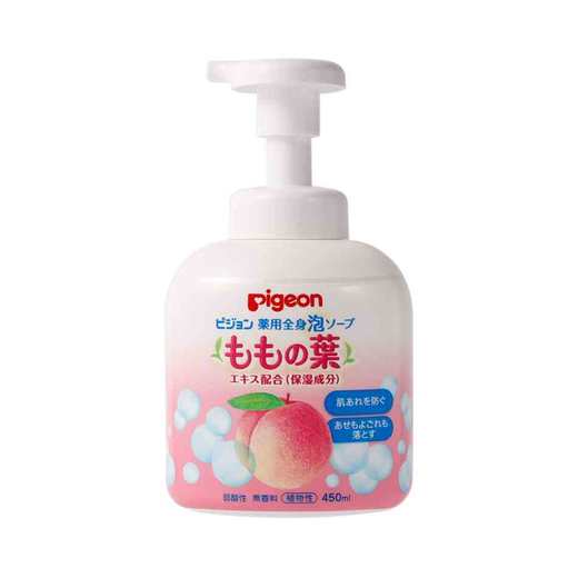 【2件装】Pigeon 贝亲 桃叶精华洗发沐浴二合一沐浴乳 正装 450ml 商品图2