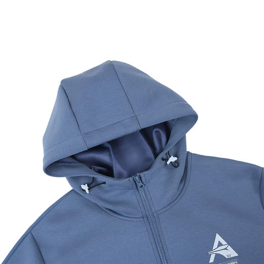 361度运动卫衣男士2022春学生连帽开襟卫衣休闲上衣外套552219020a 商品图2