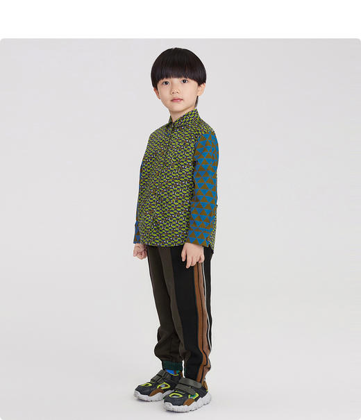 江南布衣婴童 22年春装新品长袖衬衣  1M1272090 商品图0