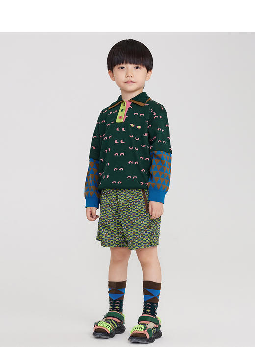 江南布衣婴童  22年 春季新品毛衫   1M1332130 商品图5