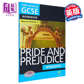 【中商原版】英国经典文学教辅 Pride and Prejudice York Notes GCSE 9-1 Workbook 傲慢与偏见学习笔记练习册 世界名著小说