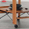 【6F】利快 木质双层推车餐车福帕FOPPA意大利进口实木厨房置物架多功能收纳架 商品缩略图3