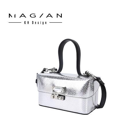 【直发】KH Design MAGIAN明治小众轻奢盒子包单肩嘀嗒包手提包大号 商品图1
