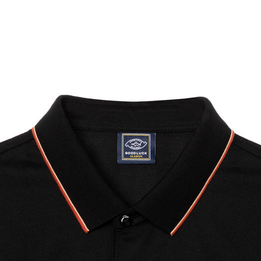 GOOD LUCK/德鲨棉桑蚕丝混纺凉感舒适简约polo衫短袖T恤BY13120-810 商品图5