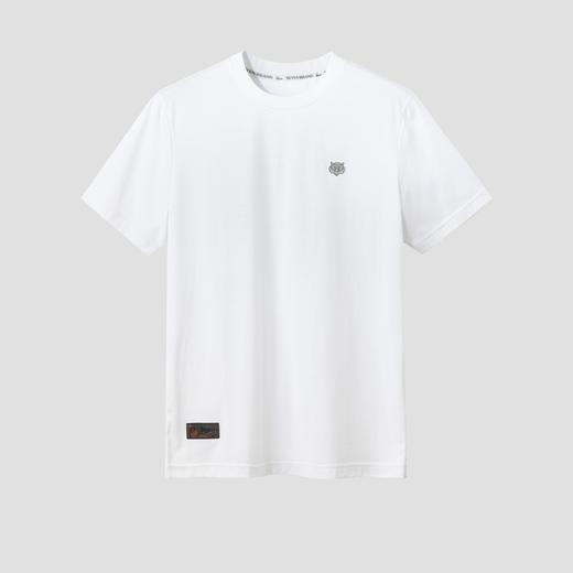 【非遗剪纸联名系列】柒牌男士短袖T恤夏季冰氧吧老虎圆领体恤衫	122T71470 商品图4