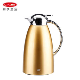 【6F】利快 按压式玻璃内胆保温壶德国进口Alfi家用办公室暖壶热水瓶暖水瓶热水壶暖水壶 红色