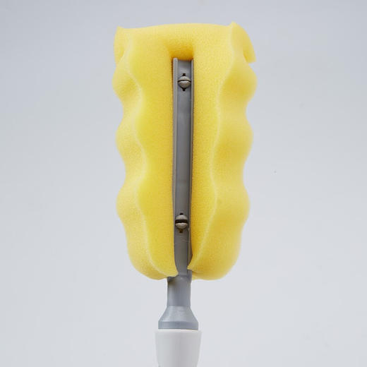 【6F】多样屋厨房用刷海绵刷茶杯刷洗杯子刷子玻璃杯清洁刷 长柄海绵杯刷/刷头可替换 商品图3