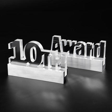 周年庆奖杯定制定做高档大气铝合金金属奖杯颁奖纪念品可定制 商品图1