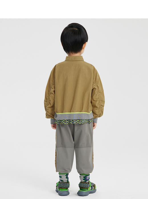 江南布衣婴童  22年春季新品长袖衬衣  1M1270110 商品图3