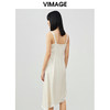 VIMAGE/纬漫纪夏季新款性感吊带露背不规则裙摆连衣裙V1707327 商品缩略图4