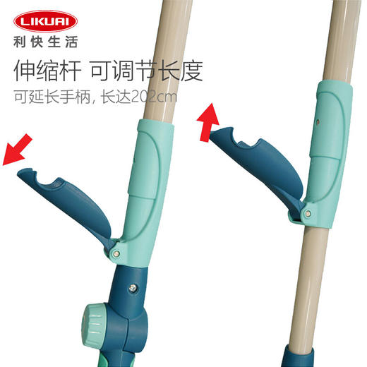 【6F】利快 强力去污玻璃擦德国进口擦玻璃神器洗车擦车拖把可伸缩旋转Leifheit刮水器 商品图6