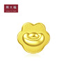 周大福咚咚仔与咕咕喵系列【抓住幸福】足金黄金转运珠（不配绳）R28853 商品缩略图0