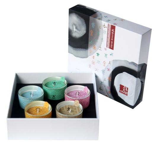 玄杳五行风水系列 5PK 香薰蜡烛套装 商品图0