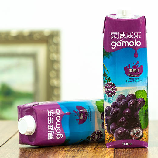 果满乐乐葡萄汁1L/盒 商品图1