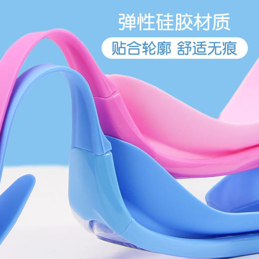 儿童泳镜大框男女学生游泳眼镜高清防雾防水游泳镜泳帽套装护目镜 商品图7