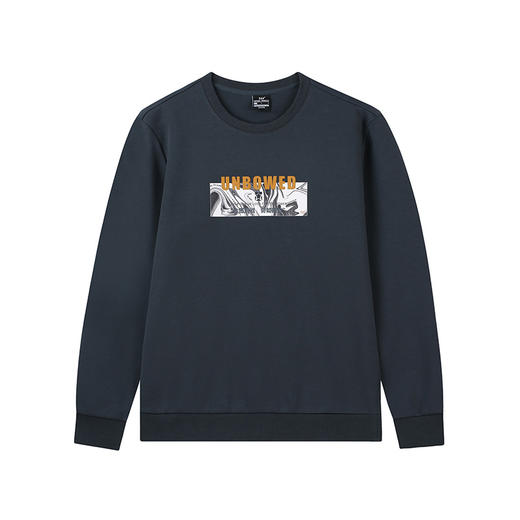 361度运动卫衣男士束脚收口2022春学生套头卫衣休闲上衣552214009A 商品图2