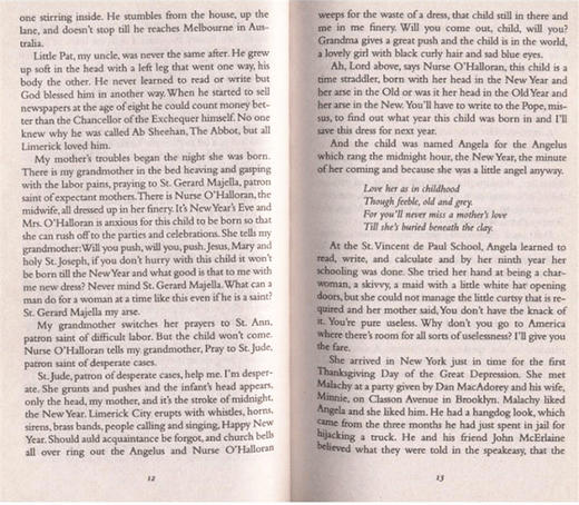 安琪拉的灰烬 英文原版 Angelas Ashes 弗兰克迈考特自传体小说 纽约时报畅销书 Frank McCourt 英文版人物传记 进口原版英语书籍 商品图2