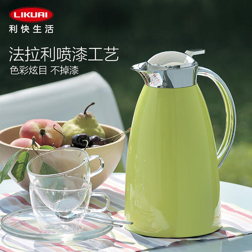 【6F】利快 按压式玻璃内胆保温壶德国进口Alfi家用办公室暖壶热水瓶暖水瓶热水壶暖水壶 红色 商品图3