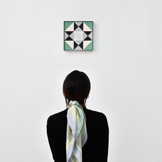 见南花 | 水泥花砖装饰画 客厅沙发卧室背景入户玄关装饰挂画 商品图2