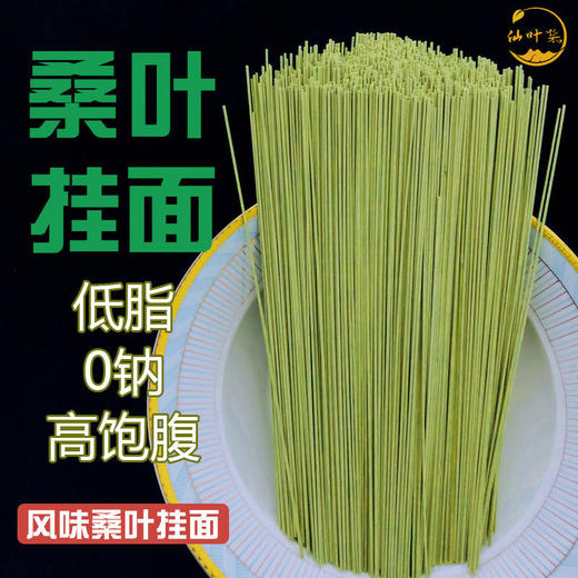 桑叶面健康养生面高饱腹代餐主食龙须面挂面袋装细圆面 商品图2
