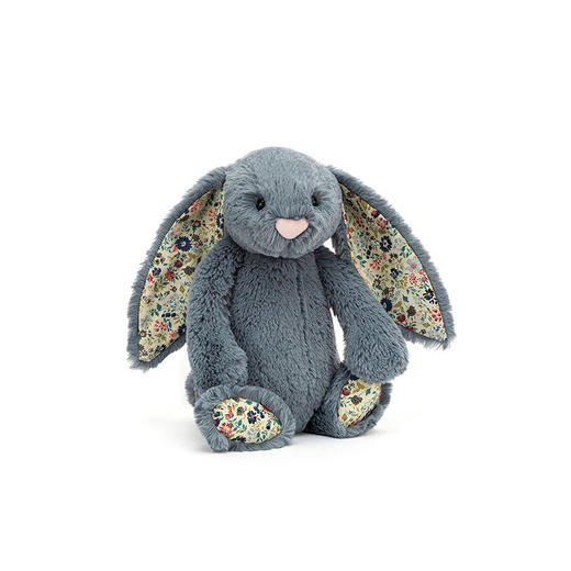 Jellycat 花耳朵系列 邦尼兔 灰蓝色 商品图0