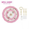 【6F】RoyaI AIbert皇家阿尔伯俏皮粉骨瓷蛋糕零食三层点心盘 商品缩略图2