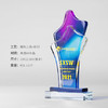 2021新款水晶奖杯定制定做创意奖牌纪念品儿童刻字玻璃奖杯授权牌 商品缩略图5