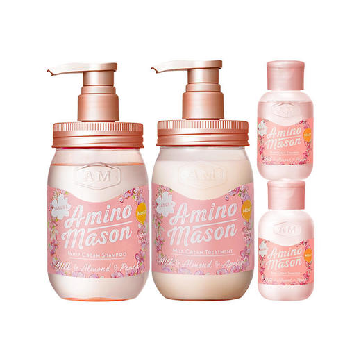 阿蜜浓梅森润泽洗发水&护发素樱花特惠装 商品图0