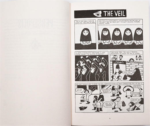 我在伊朗长大 英文原版 Persepolis 英版 波斯波利斯 玛赞莎塔碧 黑白漫画传记电影原著 英文版进口原版英语书籍 商品图1