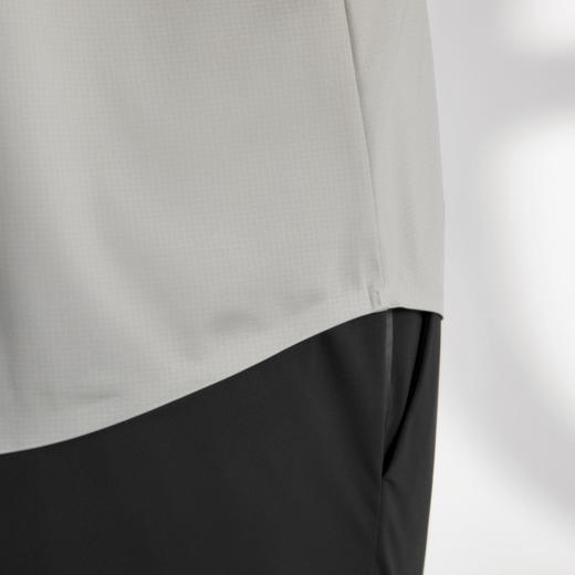 【针织衬衫】柒牌格子衬衫男夏季休闲时尚翻领弹力短袖衬衣潮	122A70250 商品图3