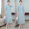 宽松中国风，复古茶服女装唐装旗袍改良版连衣裙 AHM-mdnz5570 商品缩略图1