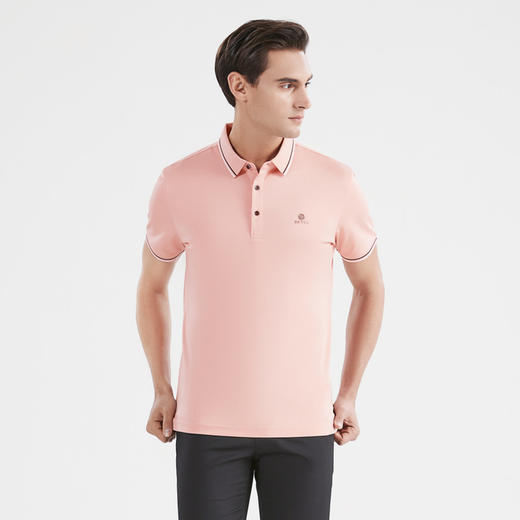 【水柔棉】柒牌男士翻领Polo衫夏季短袖商务青年休闲薄款T恤	122T72010 商品图1