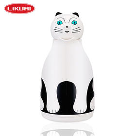 【6F】利快 家用卡通造型保温壶德国进口Helios暖壶热水瓶暖水瓶热水壶暖水壶暖瓶保温瓶1L 英国猫