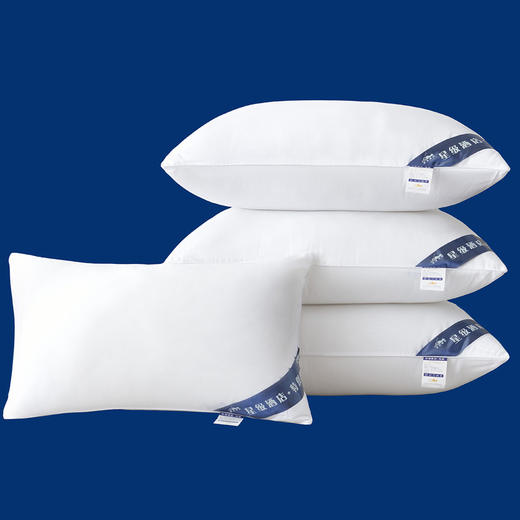 五星级酒店定制枕，高度定制满足不同需求，弹力枕芯羽丝绒高低 商品图1