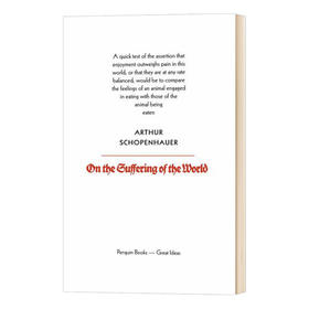 论世间苦难 英文原版 On the Suffering of the World 企鹅伟大的思想系列文学视野 叔本华 英文版进口原版英语书籍
