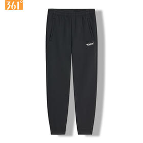 361度运动裤男士束脚收口2022春学生针织长裤常规休闲裤552212003b