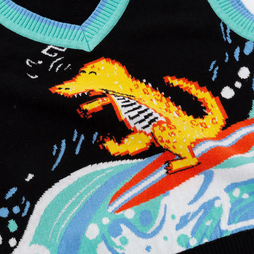 贝贝怡童装爆款男宝针织马甲新款男童背心套头衫宝宝马甲洋气 商品图8