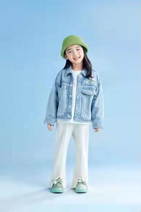 以纯女童休闲牛仔外套 05050117