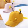 【萌化了，时尚百搭棒球帽】儿童帽子春秋宝宝可爱鸭舌帽卡通小蜜蜂男童棒球帽百搭女童遮阳帽 商品缩略图1