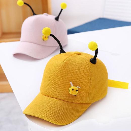 【萌化了，时尚百搭棒球帽】儿童帽子春秋宝宝可爱鸭舌帽卡通小蜜蜂男童棒球帽百搭女童遮阳帽 商品图1