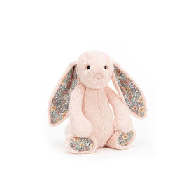 Jellycat 花耳朵系列 邦尼兔 浅桃红色