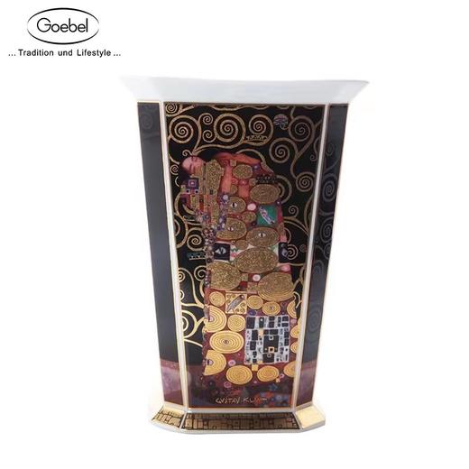 【6F】阿斯蒙迪+德国高宝Goebel进口陶瓷方形小花瓶 商品图1