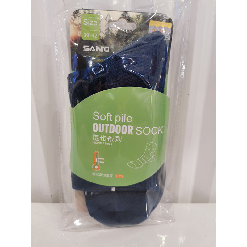 本挚户外-山拓S064情侣款户外徒步中筒半厚速干袜