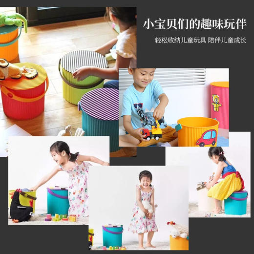 【6F】利快日本进口Omnioutil炫彩收纳桶 商品图2