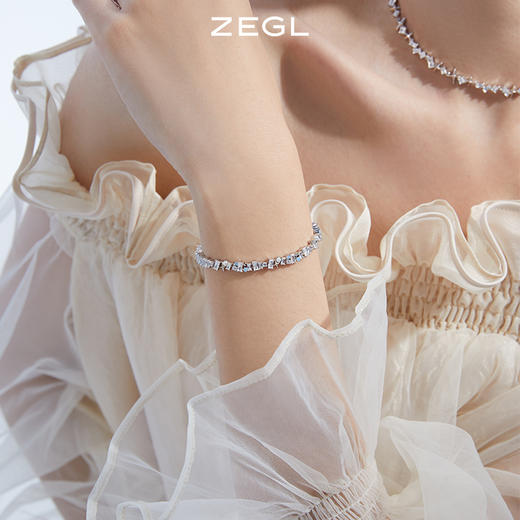 ZEGL设计师月光倾城系列四芒星手链女生ins小众设计冷淡风手饰品 商品图6