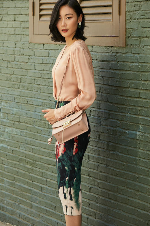 J5280145  “诗情画意” 东方韵味中国风 典雅 高级 女人味颈袖添香 商品图9