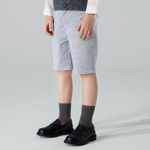 mettekids男童套装外套2022春秋新款男孩小西装洋气短裤儿童上衣 商品图5