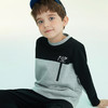 mettekids儿童卫衣2022春季新款男童打底衫洋气时髦外穿长袖T恤 商品缩略图2